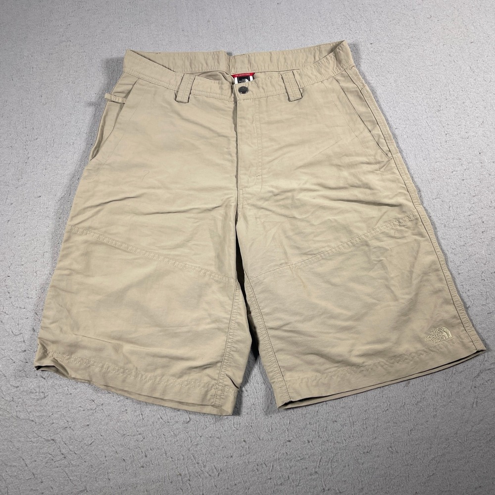 The North Face Shorts‎ Men 32 Cargo Outdoor Khaki Durable Nylon Hiking